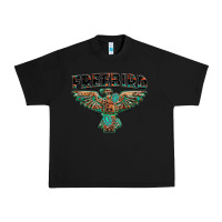 Black aztec free bird Urban Heavy Tee - NancyCooperArtShop