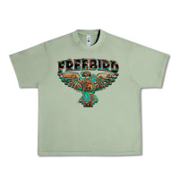 Oil Green aztec free bird Urban Heavy Tee - NancyCooperArtShop
