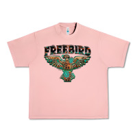 Salmon aztec free bird Urban Heavy Tee - NancyCooperArtShop