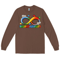 Chestnut neurodiversity Long Sleeve Tee - LillyAllenDesigns