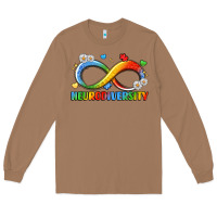 Toasted Coconut neurodiversity Long Sleeve Tee - LillyAllenDesigns