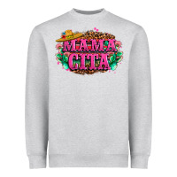 Heather Grey vibrant fiesta typography Heavyweight Sweatshirt - LillyAllenDesigns