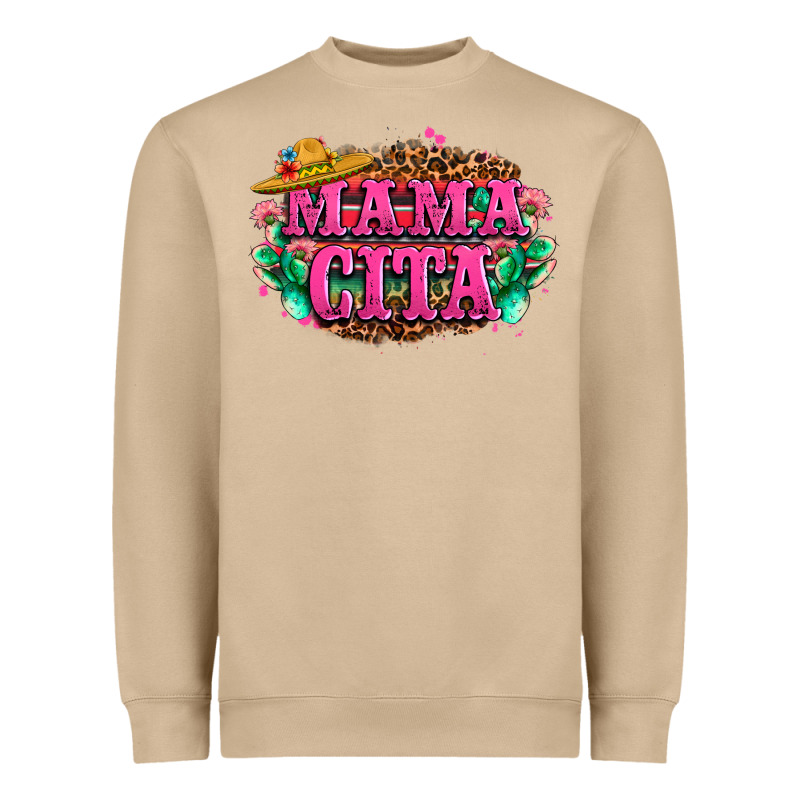 Vibrant Fiesta Typography Heavyweight Sweatshirt by LillyAllenDesigns | Teevron