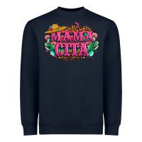 Navy vibrant fiesta typography Heavyweight Sweatshirt - LillyAllenDesigns