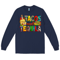 Navy tacos and tequila Long Sleeve Tee - RanaPortraitStore