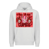 Dove Grey Hey there Cupids with gnomies tumbler Premium Hoodie - HowdyJamesFarm