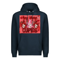 Navy Hey there Cupids with gnomies tumbler Premium Hoodie - HowdyJamesFarm