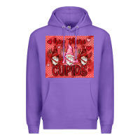 Purple Hey there Cupids with gnomies tumbler Premium Hoodie - HowdyJamesFarm