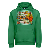 Emerald autumn leaves and pumpkins please mouse pad Urban Hoodie - BundleAndBundleShop