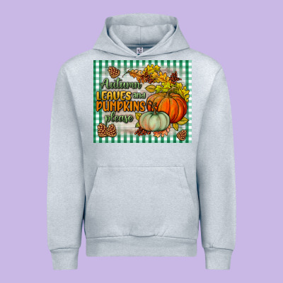 Autumn Leaves And Pumpkins Please Mouse Pad Urban Hoodie Designed By Bundleandbundleshop