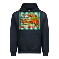 Navy autumn leaves and pumpkins please mouse pad Urban Hoodie - BundleAndBundleShop