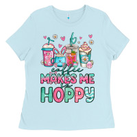 Baby Blue easter coffee makes me so hoppy Ladies Tee - Jasminsmagicworld