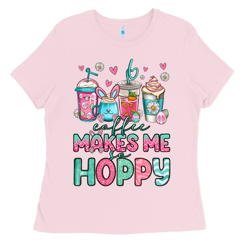 Easter Coffee Makes Me So Hoppy Ladies Tee by Jasminsmagicworld | Teevron