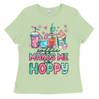 Matcha easter coffee makes me so hoppy Ladies Tee - Jasminsmagicworld
