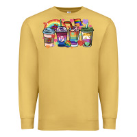 Antique Gold lgbtq coffee cups Premium Sweatshirt - HowdyJamesFarm