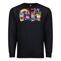 Black lgbtq coffee cups Premium Sweatshirt - HowdyJamesFarm