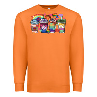 Carrot lgbtq coffee cups Premium Sweatshirt - HowdyJamesFarm