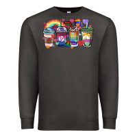Smoke lgbtq coffee cups Premium Sweatshirt - HowdyJamesFarm