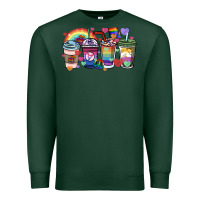 Sports Green lgbtq coffee cups Premium Sweatshirt - HowdyJamesFarm