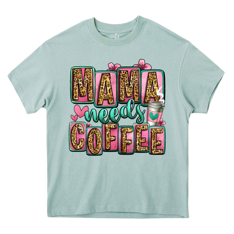 Mama Needs Coffee Mother's Day Heavy Core Tee by Jasminsmagicworld | Teevron