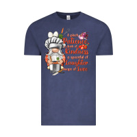 Vintage Denim patience a dash of kindness Vintage Tee - NancyCooperArtShop