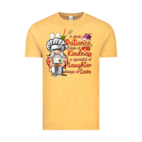 Vintage Mustard patience a dash of kindness Vintage Tee - NancyCooperArtShop