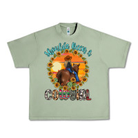 Oil Green shoulda been a cowgirl Urban Heavy Tee - MaliasSmallBusiness