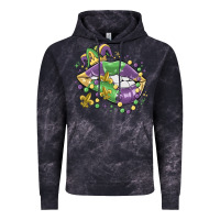 Cloud Black mardi gras lips Vintage Hoodie - MaliasSmallBusiness
