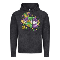 Vintage Black mardi gras lips Vintage Hoodie - MaliasSmallBusiness