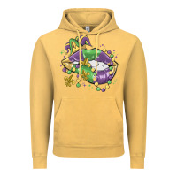 Vintage Mustard mardi gras lips Vintage Hoodie - MaliasSmallBusiness
