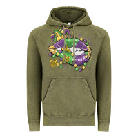 Mardi Gras Lips Vintage Hoodie | Teevron