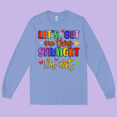 Celebrate Pride With Colorful Text Long Sleeve Tee Designed By Lillyallendesigns