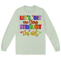 Matcha celebrate pride with colorful text Long Sleeve Tee - LillyAllenDesigns