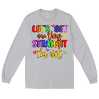 Moon Dust celebrate pride with colorful text Long Sleeve Tee - LillyAllenDesigns