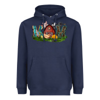 Navy Barn Mom Mother's Day Heavyweight Hoodie - CowGirlArtShop