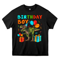 Black birthday boy t rex Heavy Core Tee - Artiststas