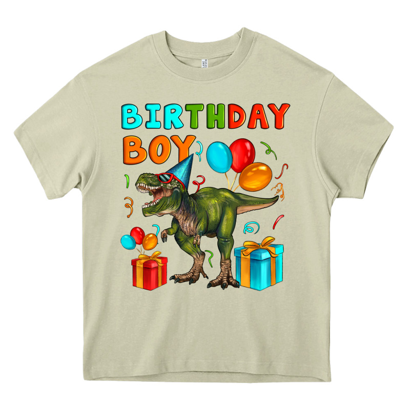 Birthday Boy T Rex Heavy Core Tee by Artiststas | Teevron