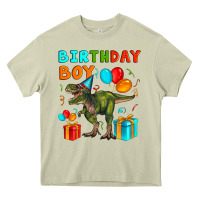 Mossy birthday boy t rex Heavy Core Tee - Artiststas