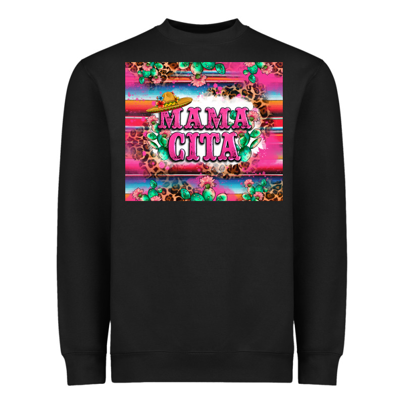 Mama Cita Cactus Serape Heavyweight Sweatshirt by LillyAllenDesigns | Teevron