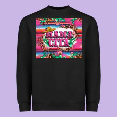 Mama Cita Cactus Serape Heavyweight Sweatshirt Designed By Lillyallendesigns