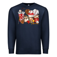 Navy Baseball coffee cups Premium Sweatshirt - HowdyJamesFarm
