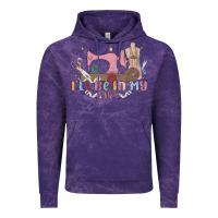 Cloud Purple ill be in my office Vintage Hoodie - MaliasSmallBusiness