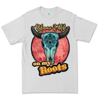 Dove Grey blame it all on my roots black Premium Tee - JahusDesignShop