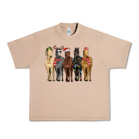 Burro horses with christmas Urban Heavy Tee - MaliasSmallBusiness