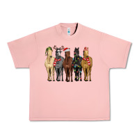 Salmon horses with christmas Urban Heavy Tee - MaliasSmallBusiness
