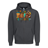 Smoke Tis' the season Fall Zipper Hoodie - NancyCooperArtShop