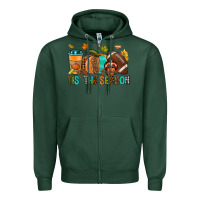 Tis' The Season Fall Zipper Hoodie | Teevron