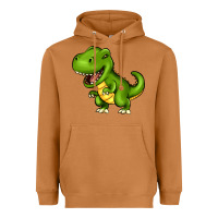 Meerkat Cartoon T-Rex Heavyweight Hoodie - HowdyJamesFarm