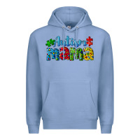Colony Blue autism mama Premium Hoodie - CowGirlArtShop