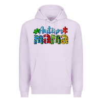 Lilac autism mama Premium Hoodie - CowGirlArtShop